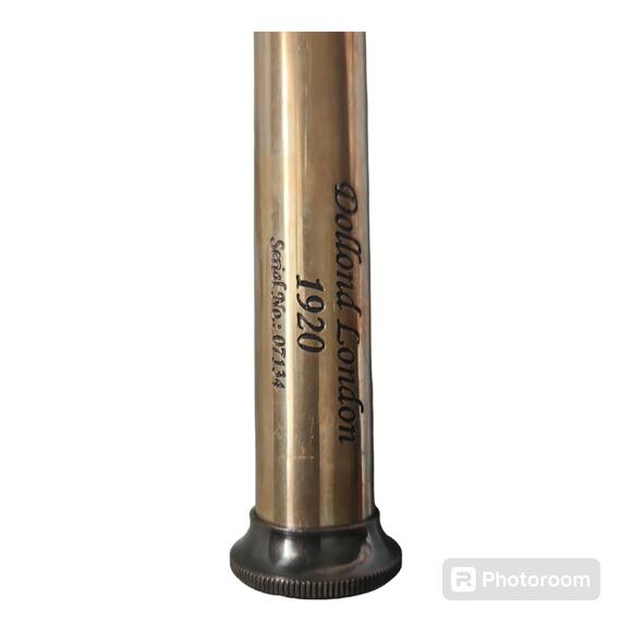 Dollond London Nautical Maritime Telescope Marine Antique Brass Pirate Spyglass - Picture 6 of 10